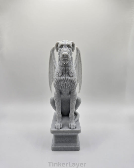 Irish Wolfhound Gargoyle Statue