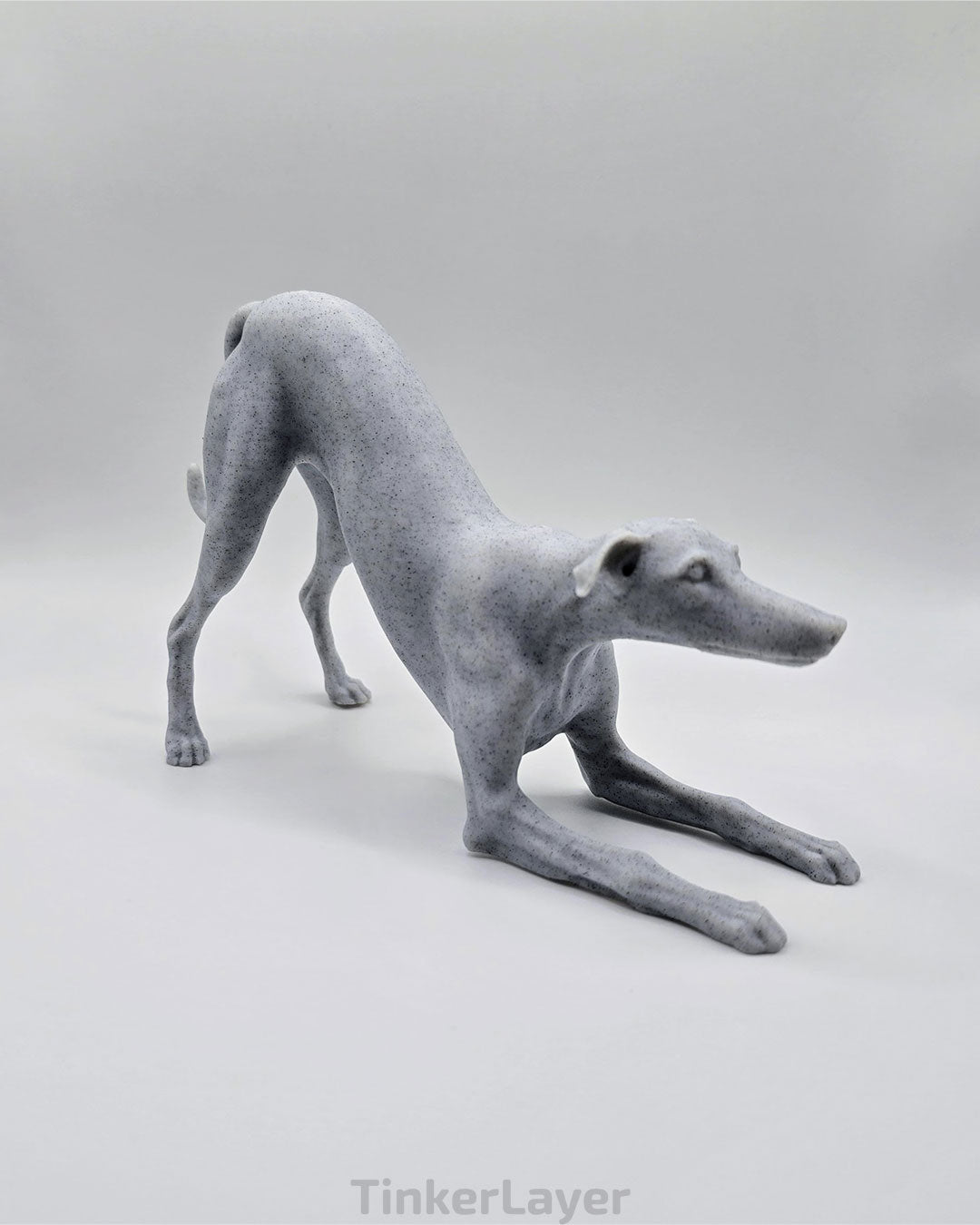 Playful Whippet Statue