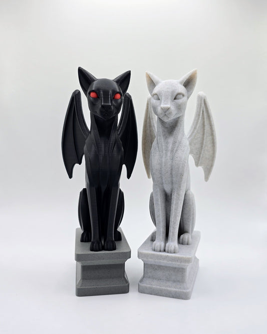 Cat Gargoyle Statue