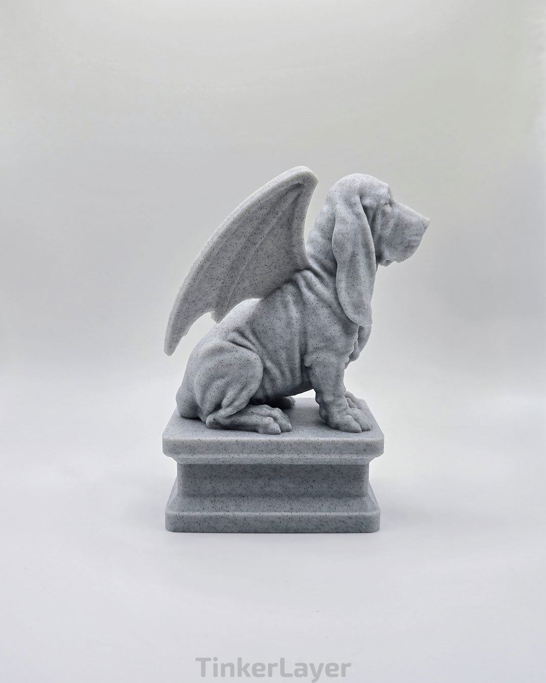 Basset Hound Gargoyle Statue
