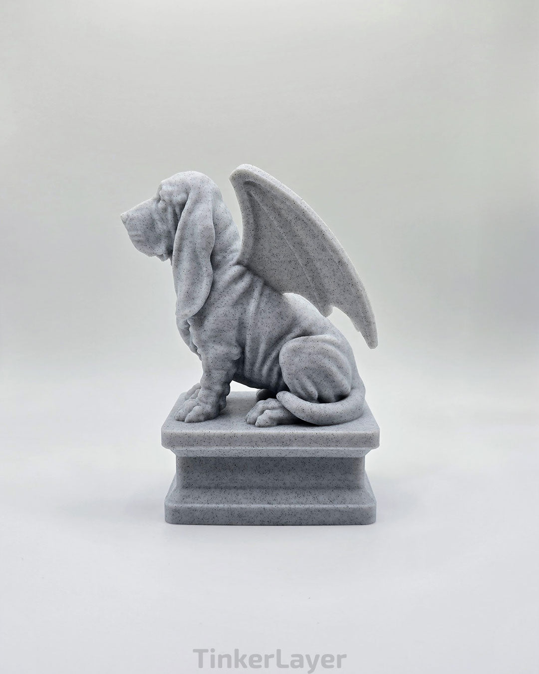 Basset Hound Gargoyle Statue