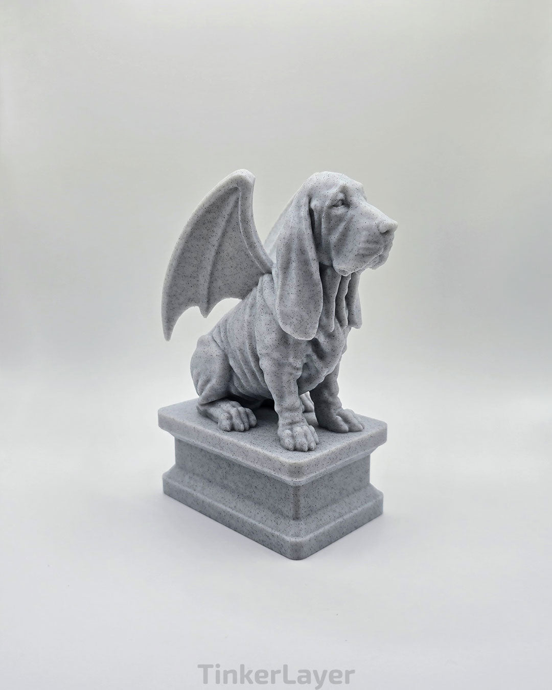 Basset Hound Gargoyle Statue