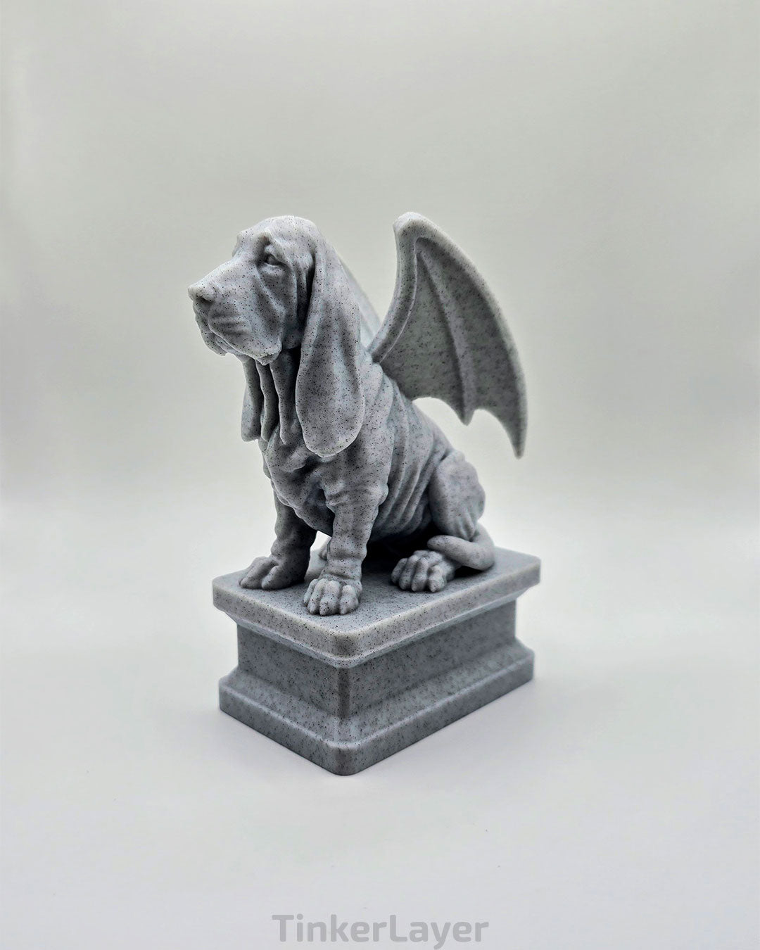 Basset Hound Gargoyle Statue