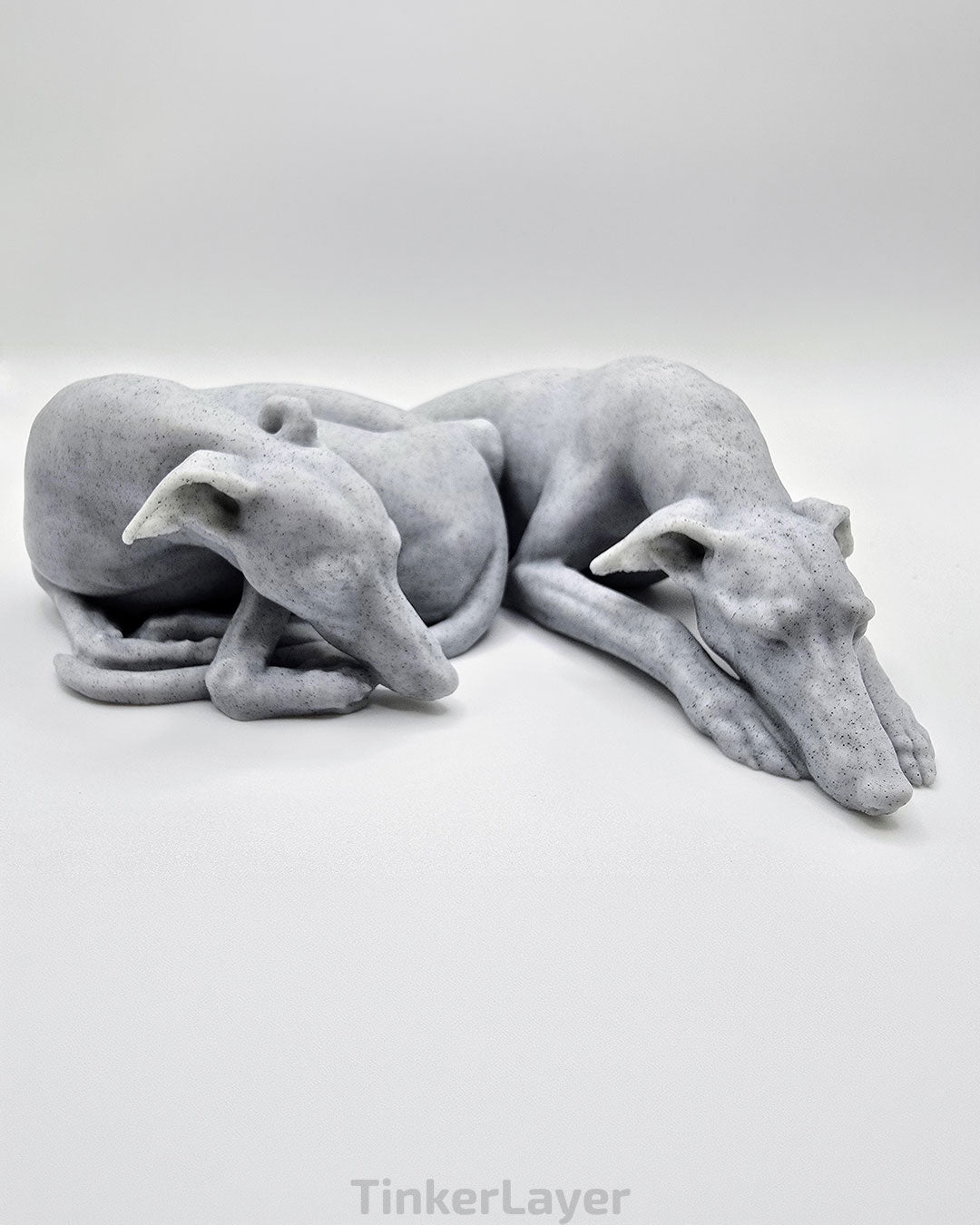 Cuddling Whippets Statue