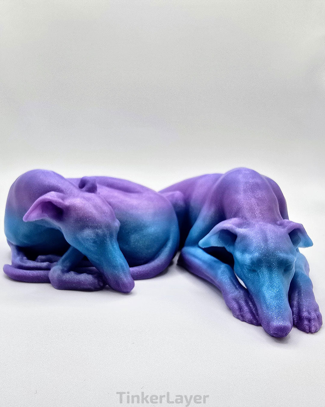 Cuddling Whippets Statue