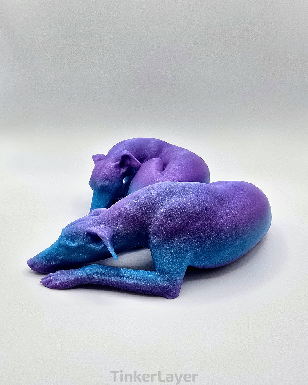 Cuddling Whippets Statue