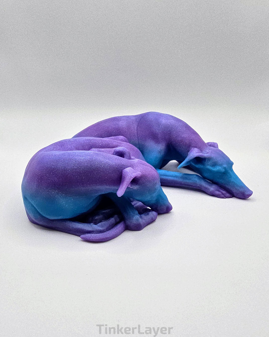 Cuddling Whippets Statue