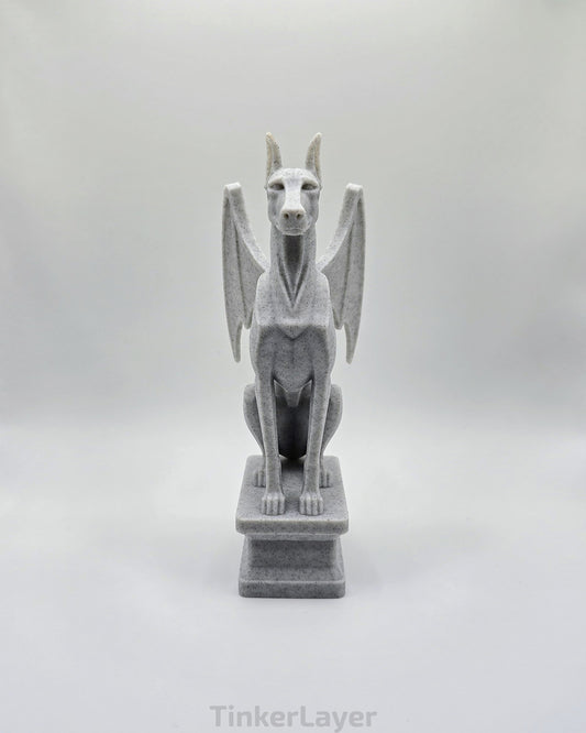 Doberman Gargoyle Statue