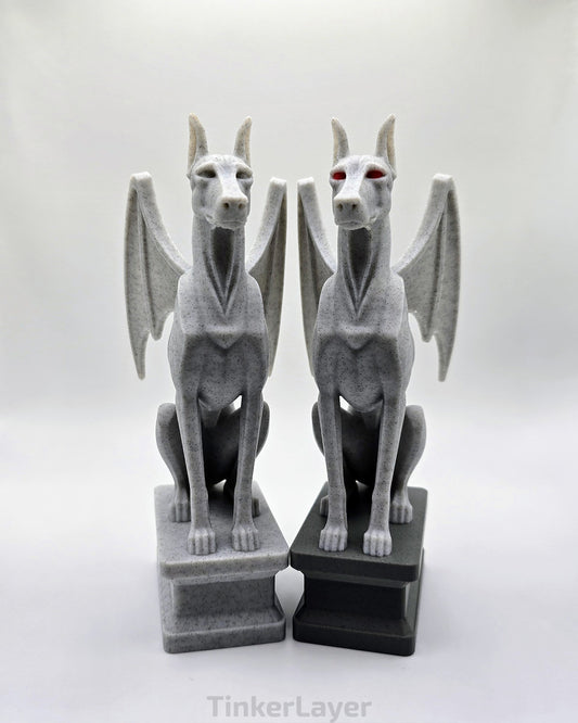 Doberman Gargoyle Statue