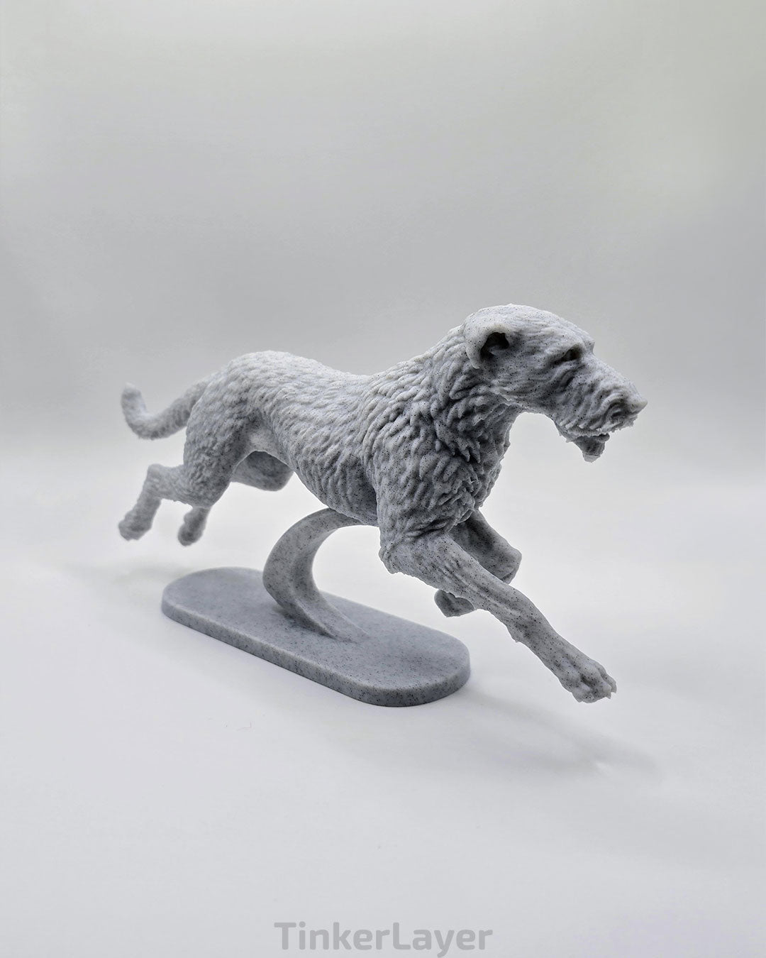 Running Irish Wolfhound Statue