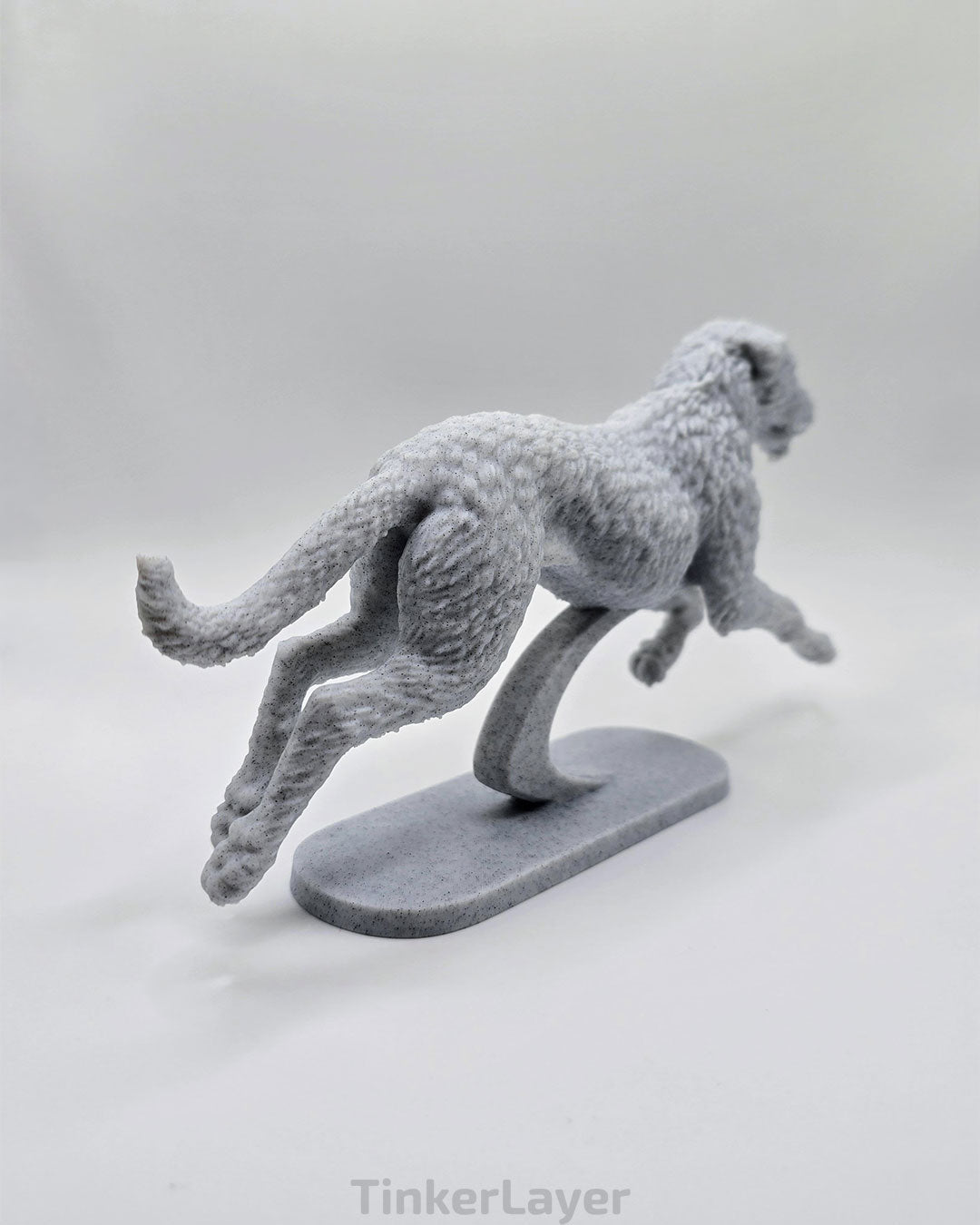 Running Irish Wolfhound Statue