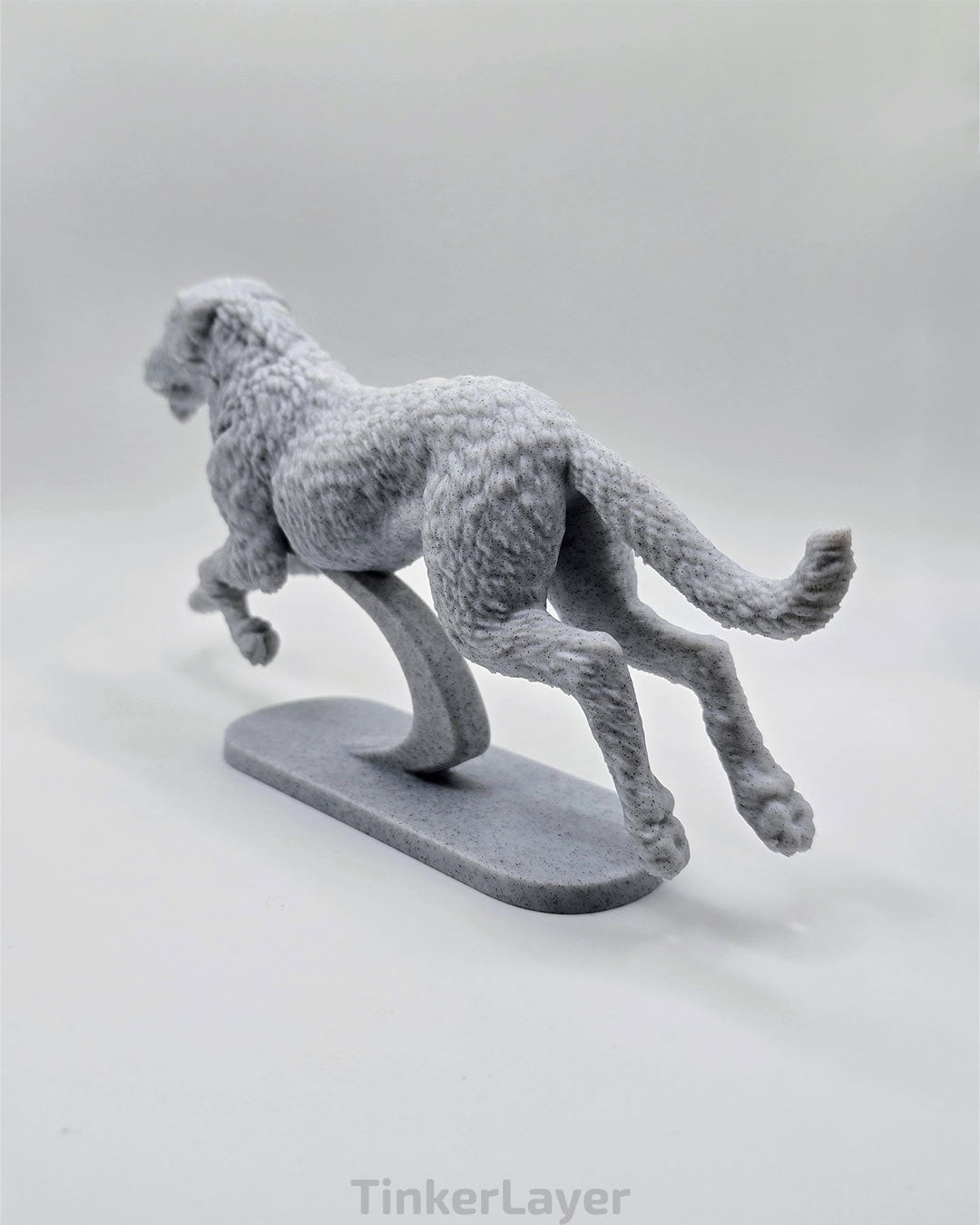 Running Irish Wolfhound Statue