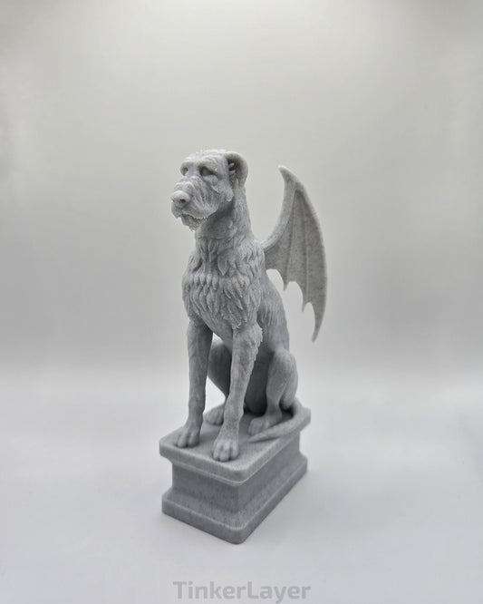 Irish Wolfhound Gargoyle Statue