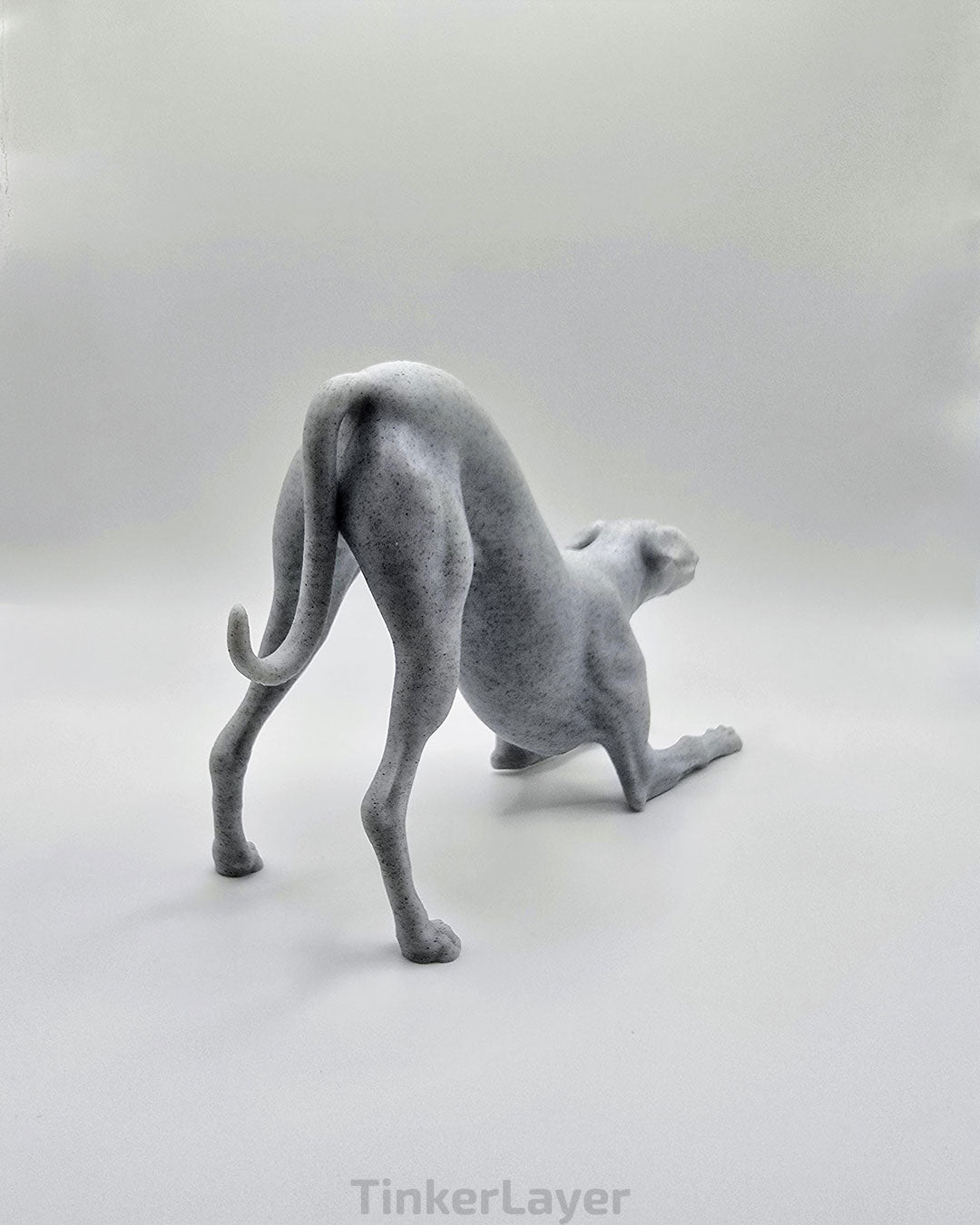 Playful Whippet Statue