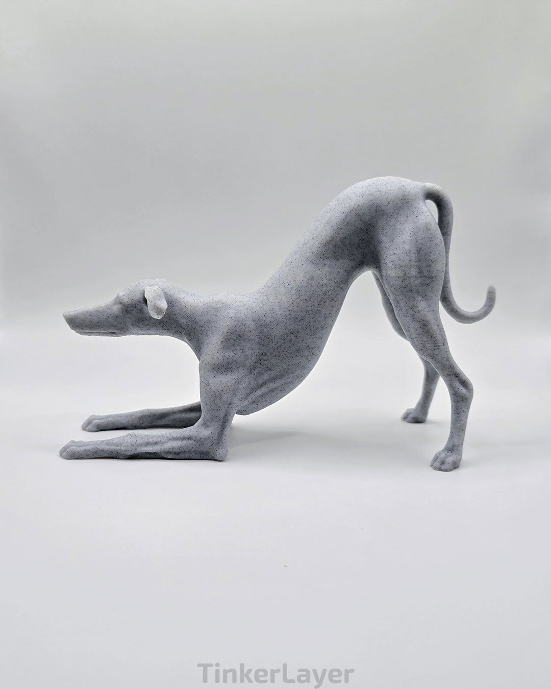 Playful Whippet Statue