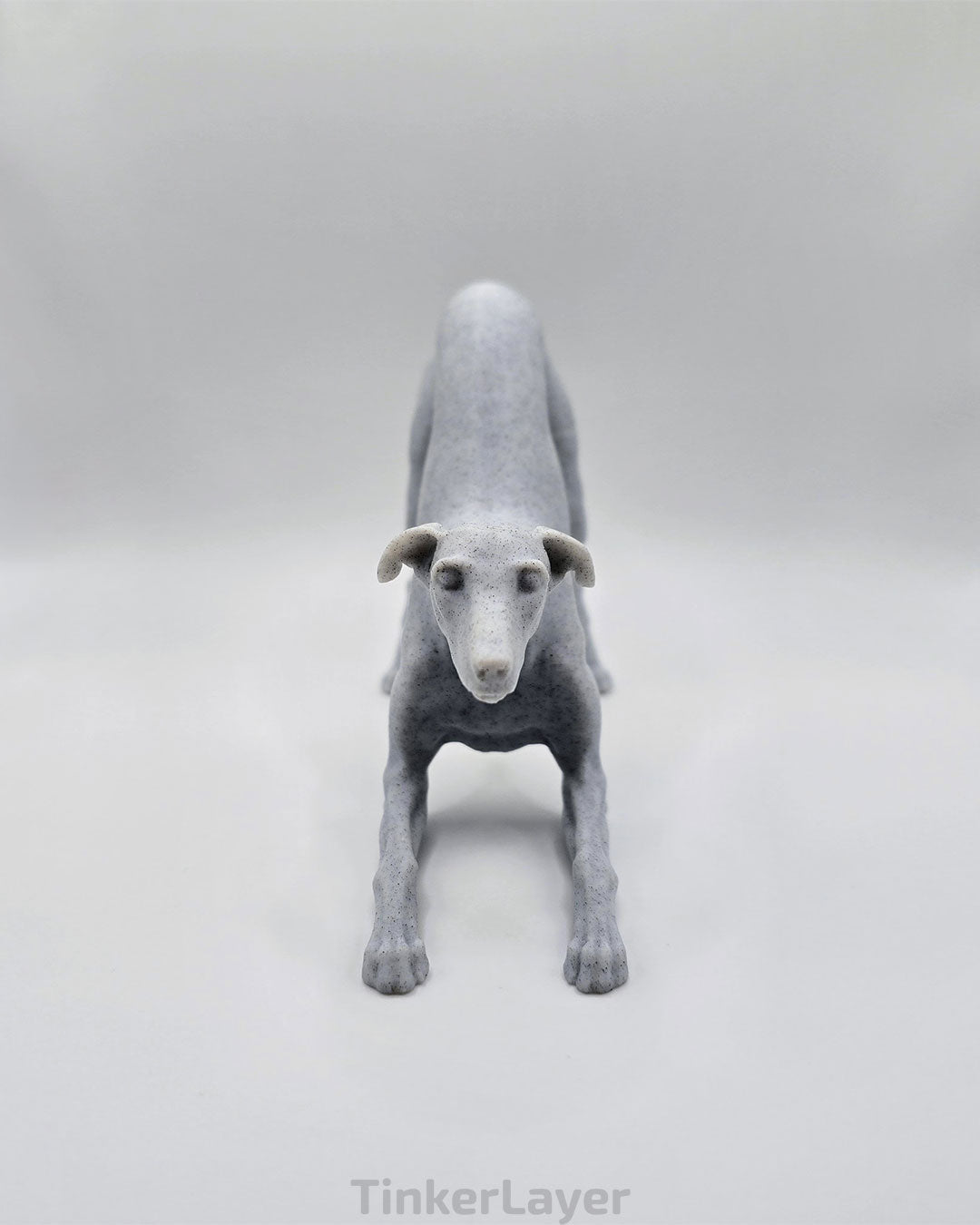 Playful Whippet Statue