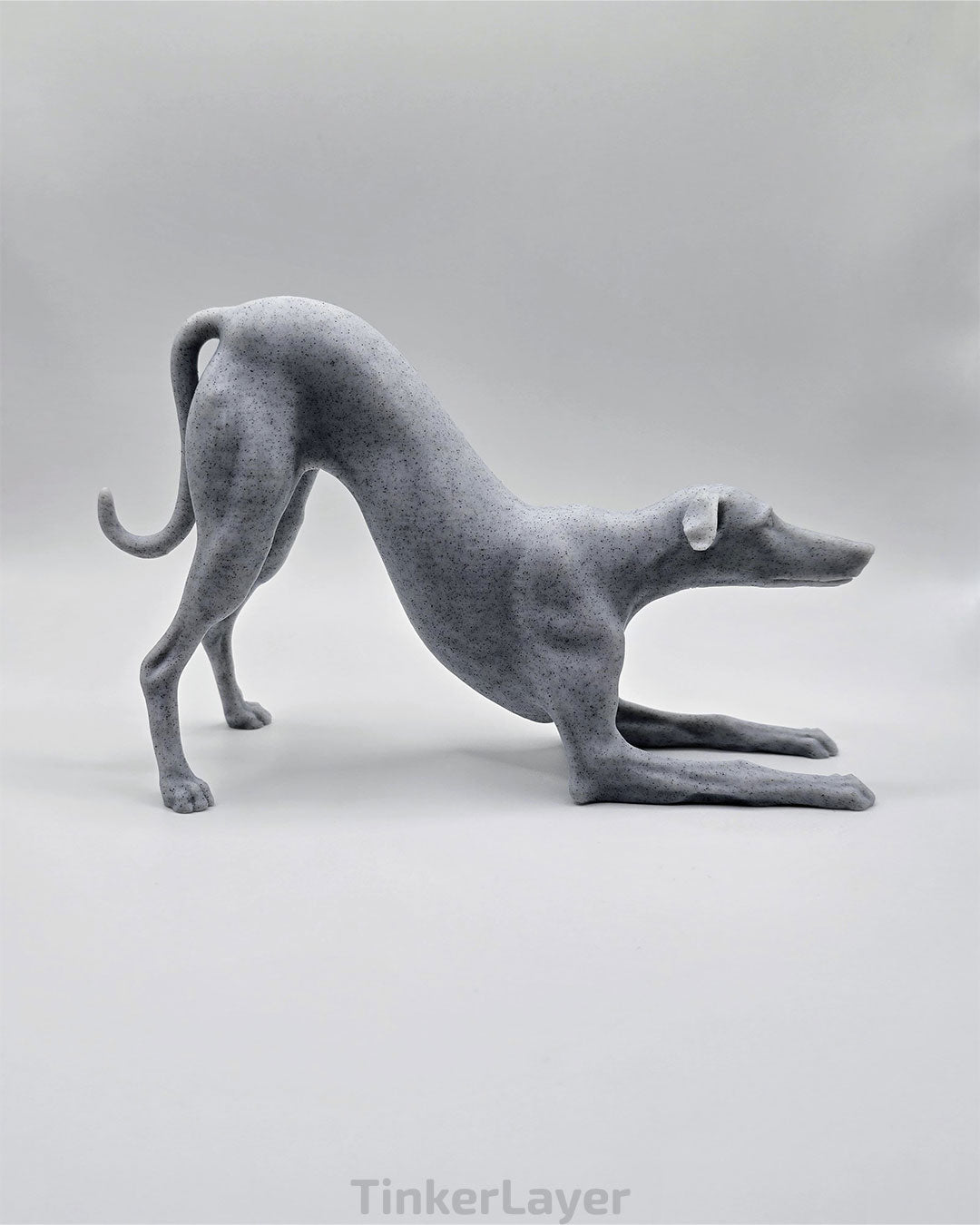 Playful Whippet Statue