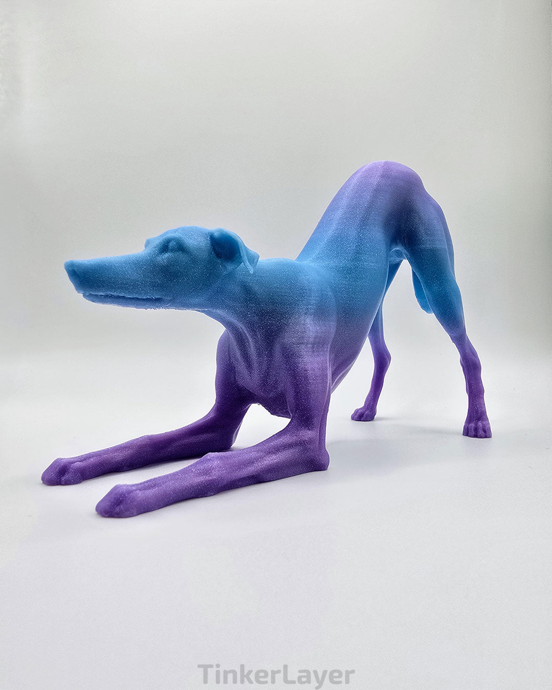 Playful Whippet Statue
