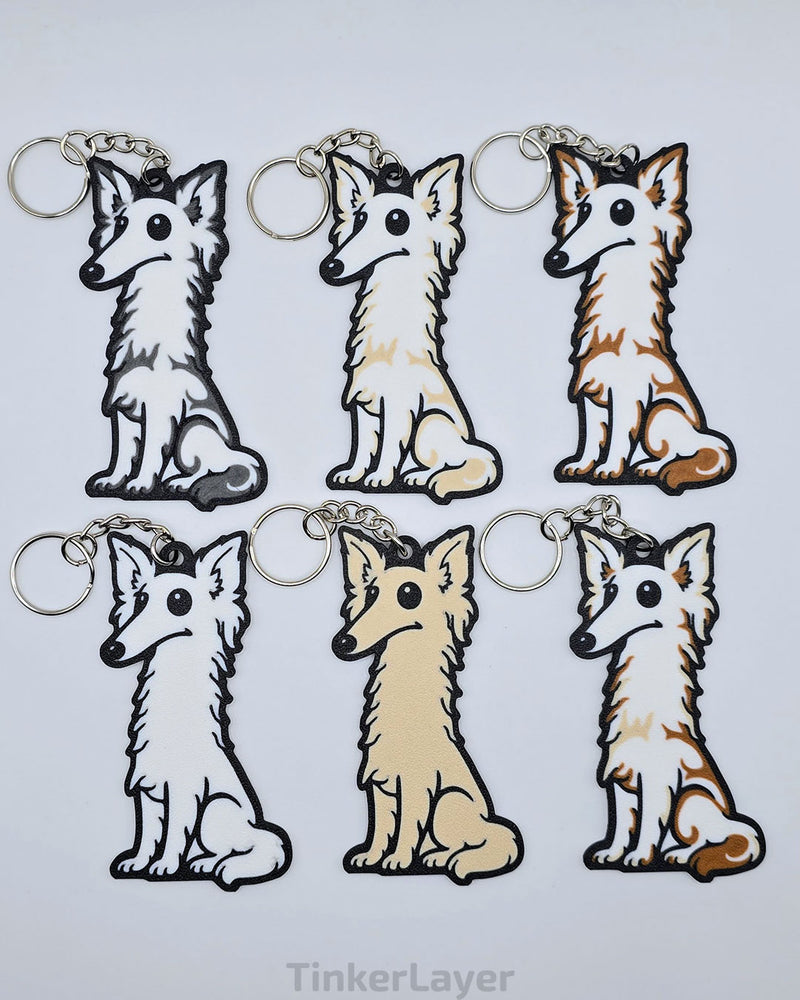 Silken Windhound chibi keychains