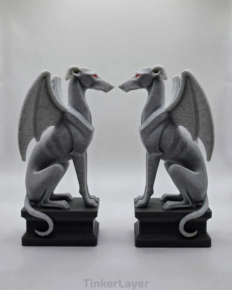 Basset Hound Gargoyle statue
